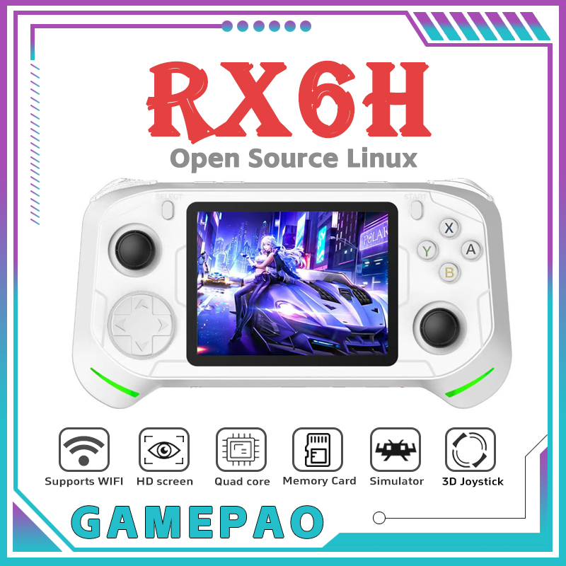 Retro Gaming Handheld Console - Konsol Video Game Genggam Retro RX6H