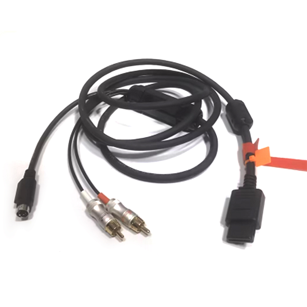 Retro Gaming Station - SFC N64 NGC s-kabel Video berpelindung,