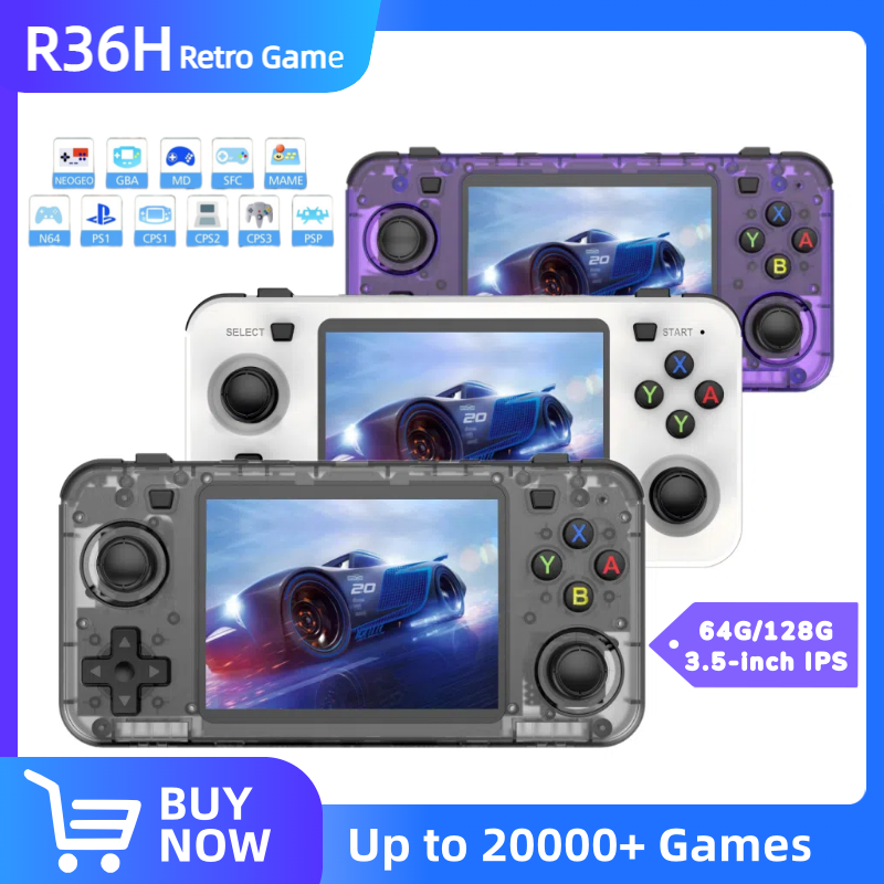 Retro Gaming Handheld Console - Konsol Video Game Genggam Retro R36H