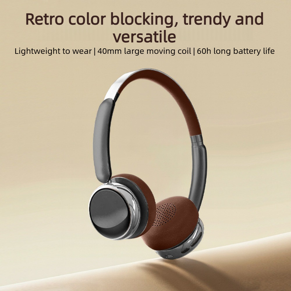 Retro Gaming Headset - Headphone Retro Mead Color Bluetooth 5.4