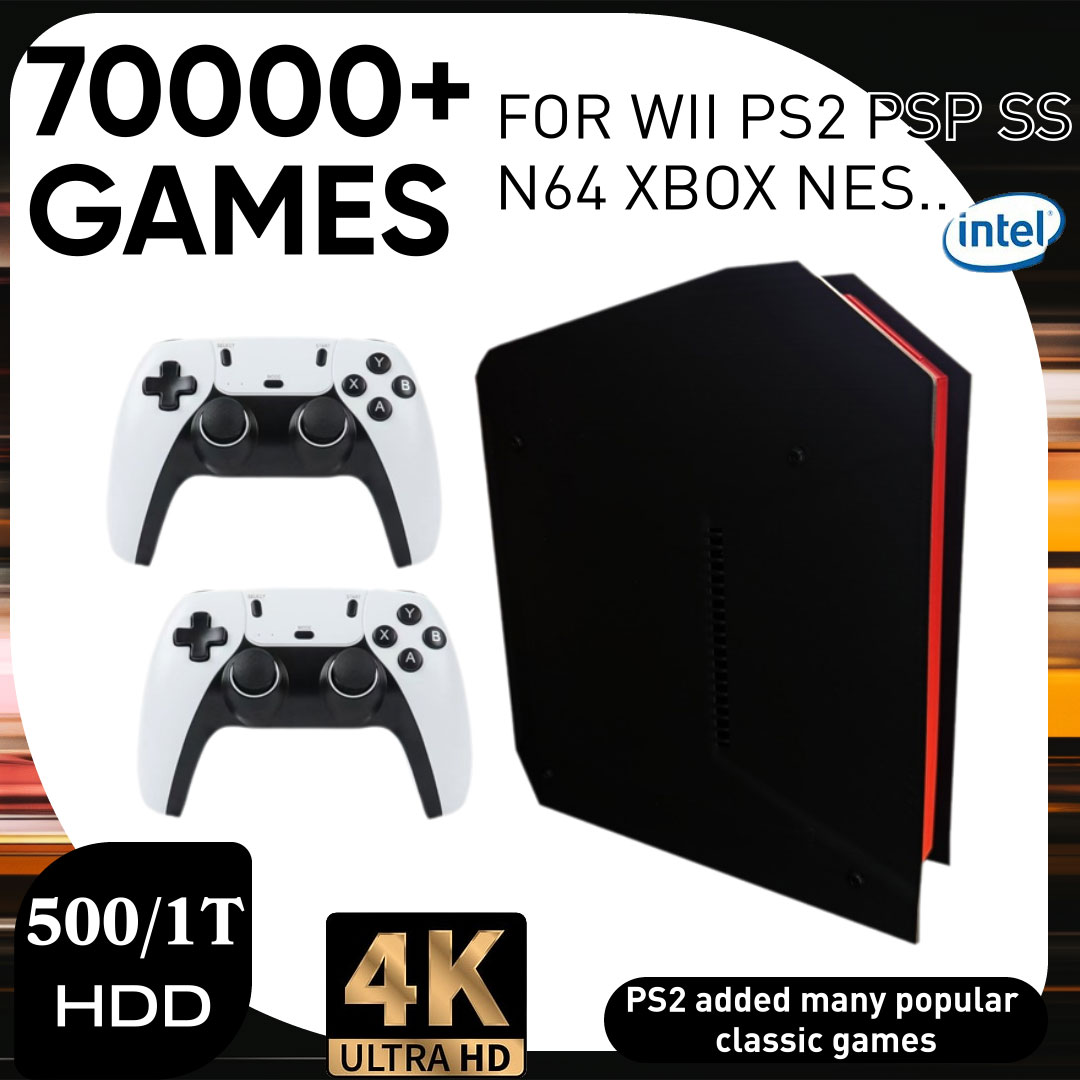 Retro Gaming Emulator Console - Konsol Video Game Retro X4 Dengan