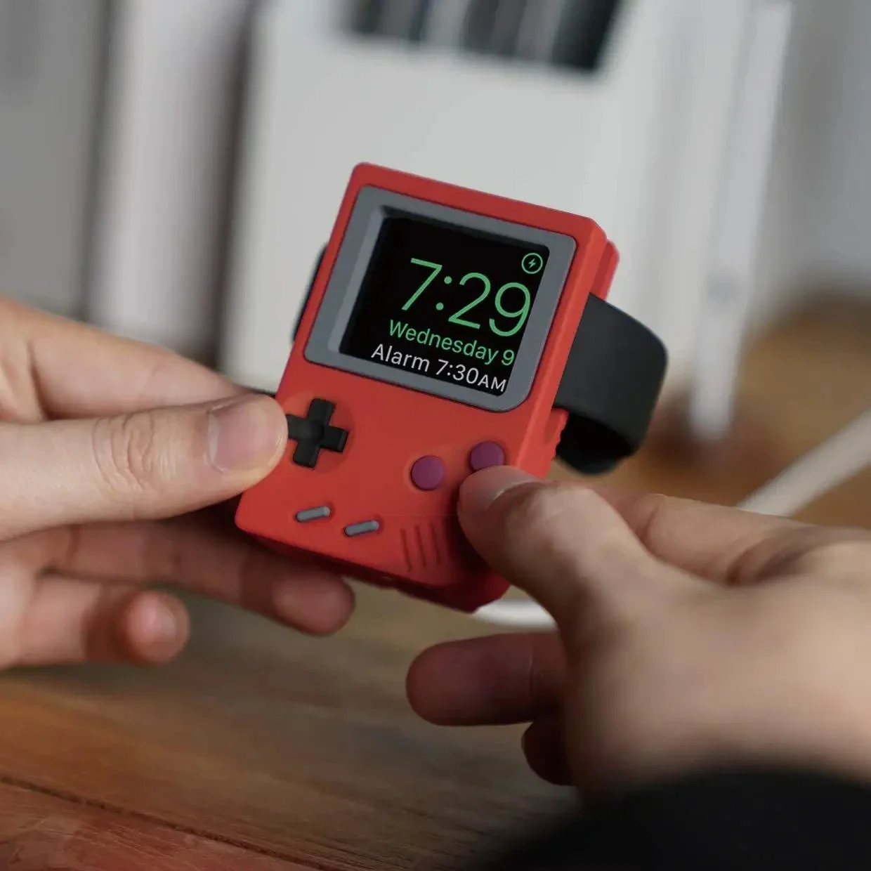 Retro Gaming Station - Penyangga Silikon untuk Dudukan Pengisi Daya