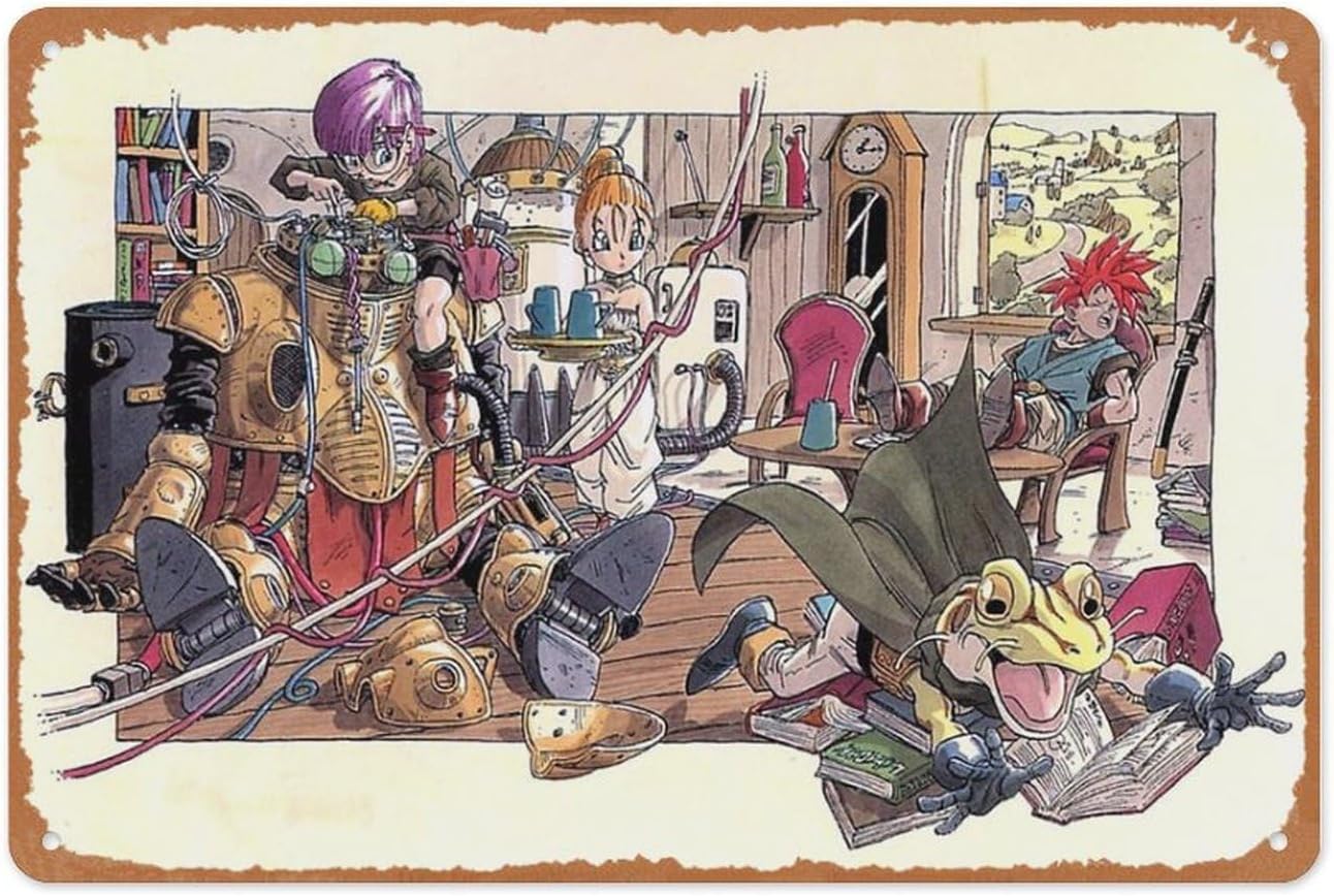 Retro Gaming Station - Tanda Logam Game Retro - Seni