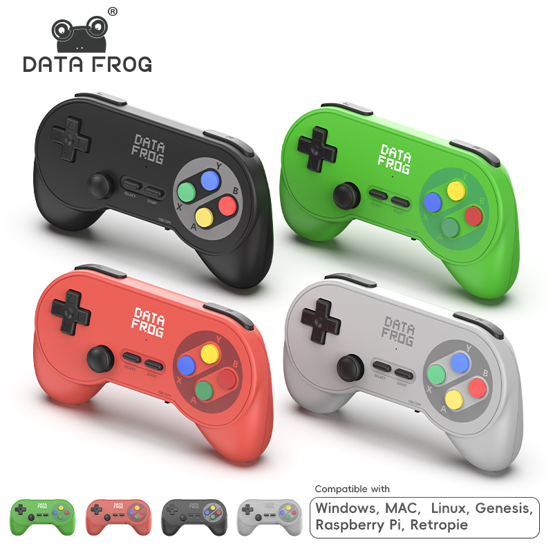 Retro Gaming For Windows - Data Frog PC07 Pengontrol Game Nirkabel