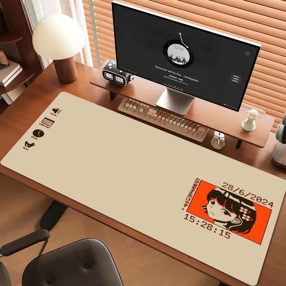 Retro Gaming Keyboard And Mouse - Mousepad Game Retro Pixel Art XXL,