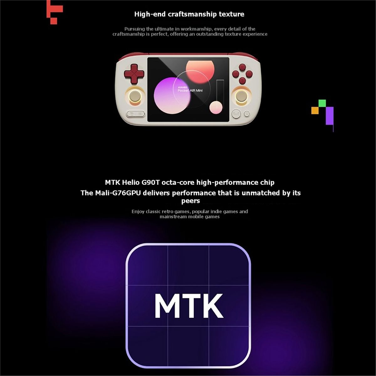 ■ ★ Konsol Game Genggam Androi - Retro Gaming Handheld Console ulasan dan harga
