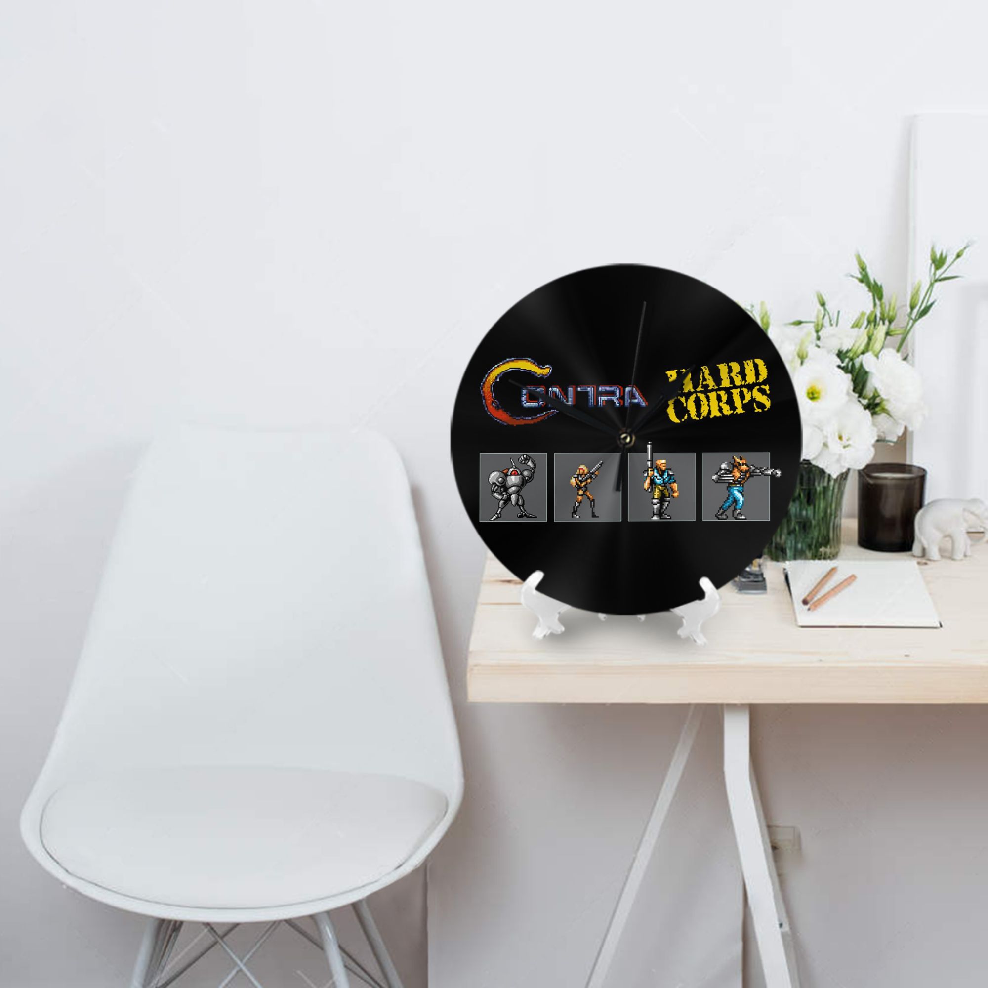 Jam Dinding Cetak Seni Retro C - Retro Gaming Corps ulasan dan harga