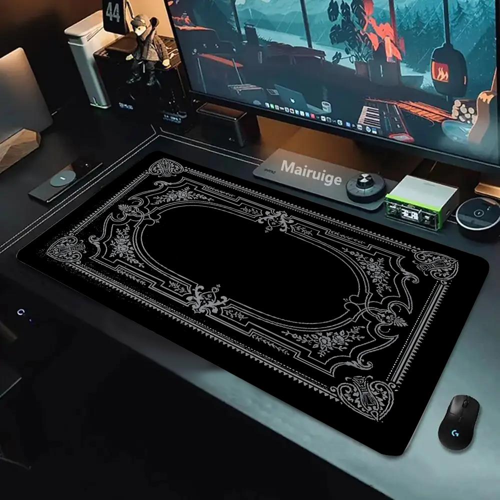 Karpet Persia Hitam Baru Alas  - Retro Gaming Keyboard And Mouse ulasan dan harga