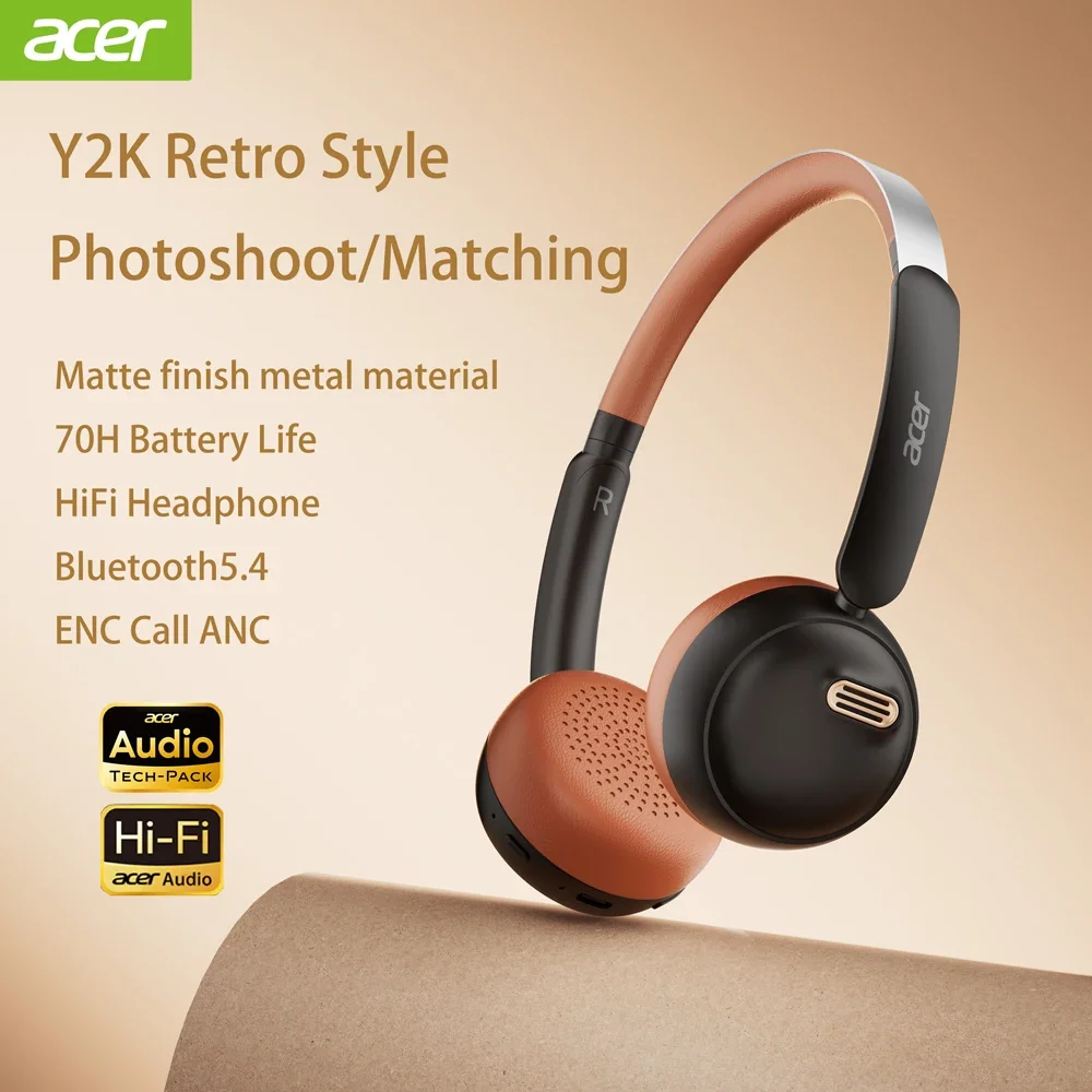 Acer OHW111 Headphone Bluetoot - Retro Gaming Headset ulasan dan harga