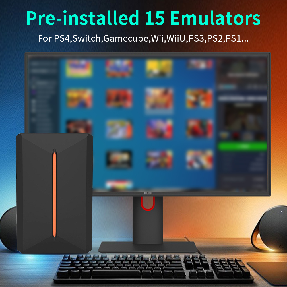 Launchbox konsol Game eksterna - Retro Gaming Emulator Console ulasan dan harga