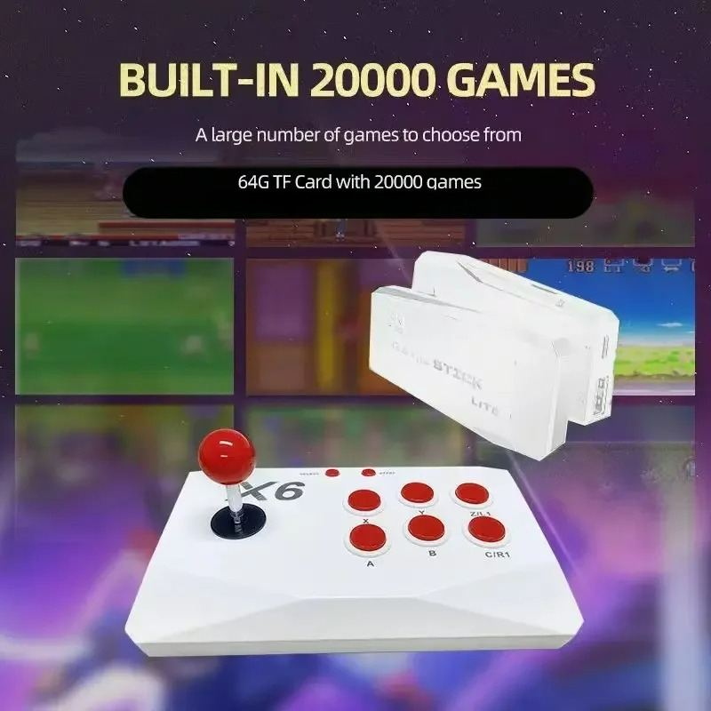 Konsol Video Game X6 Baru 4K H - Retro Gaming Mister ulasan dan harga