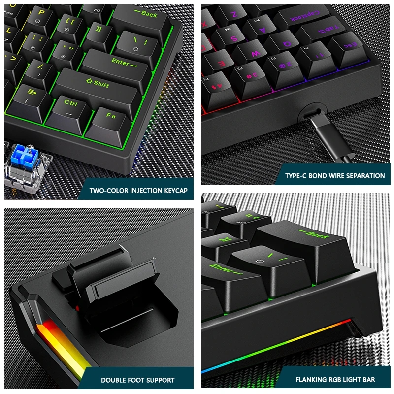 K620 Mini Keyboard Gaming Meka - Retro Gaming Corps ulasan dan harga