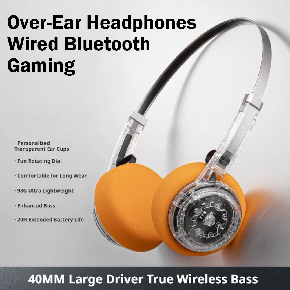 Headphone Retro Mecha Over-Ear - Retro Gaming Headset ulasan dan harga