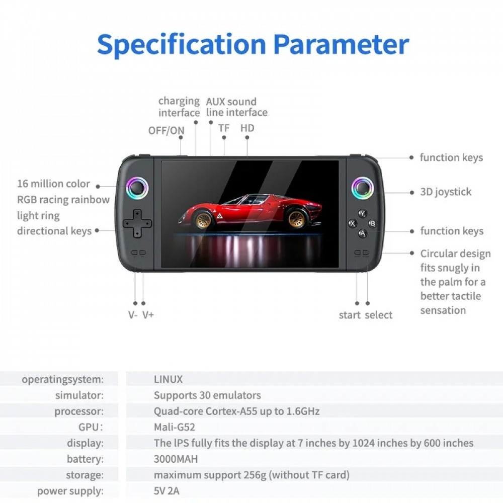 Konsol Game Genggam M27 Layar  - Retro Gaming Station ulasan dan harga