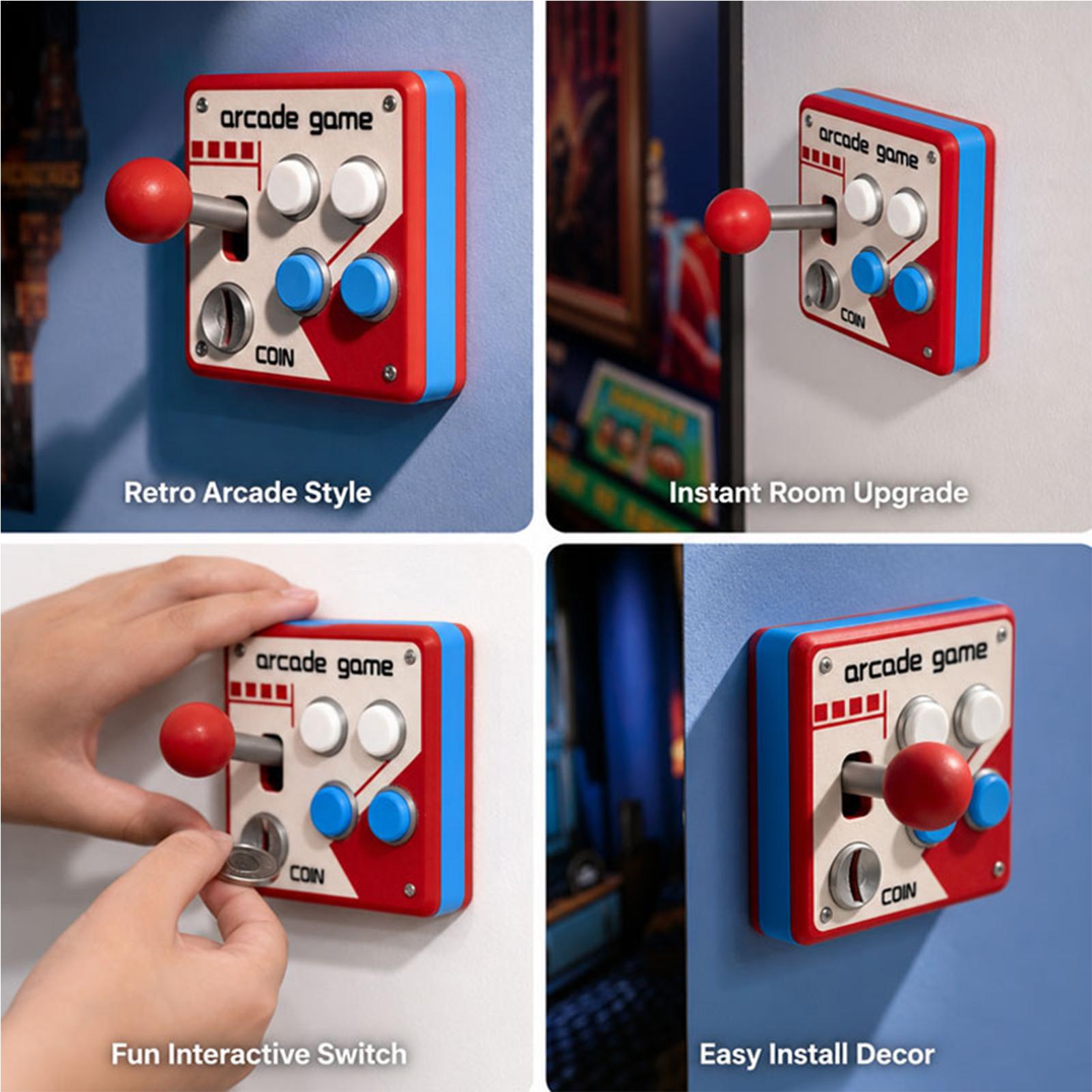 Penutup Sakelar Lampu Game Ret - Retro Gaming Events ulasan dan harga