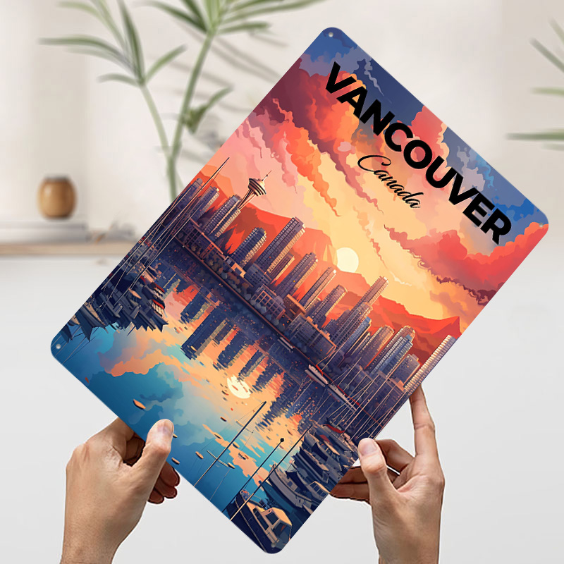 Poster Cetak Perjalanan Vancou - Retro Gaming Vancouver ulasan dan harga
