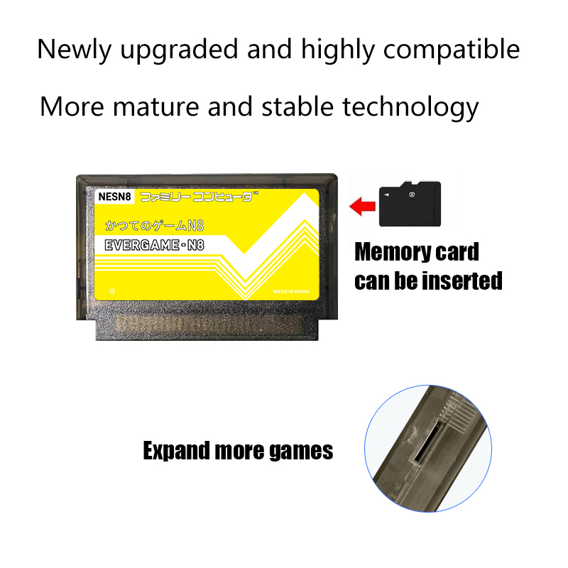REMANK EVERGAME N8 NES Kartrid - Retro Gaming Station ulasan dan harga